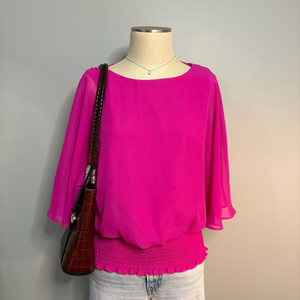 Chic Magenta Women's Blouse